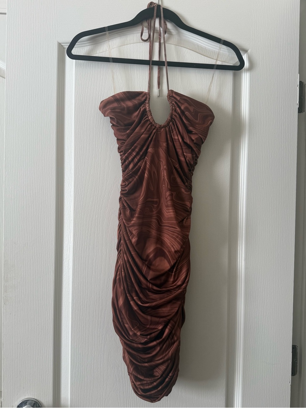 House of CB Letitia Cocoa Swirl Dress